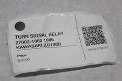 TURN SIGNAL RELAY 27002-1060 1986 KAWASAKI ZG1000