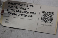 PASSENGER STEP HOLDER RIGHT 50750-MW0-000 1998 HONDA CBR900RR