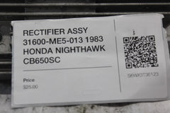 RECTIFIER ASSY 31600-ME5-013 1983 HONDA NIGHTHAWK CB650SC