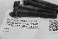 ROCKER ARM BOLTS 4PCS 1039 2005 ROAD KING CUSTOM FLHRSI