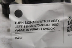 TURN SIGNAL SWITCH ASSY LEFT 11H-83973-00-00  1983 YAMAHA VIRAGO XV500K