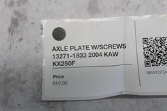 AXLE PLATE W/SCREWS 13271-1833 2004 KAW KX250F