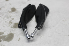 SET BLACK TEARDROP MIRRORS 2012 SPORTSTER XL1200