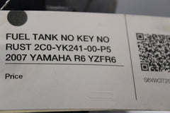 FUEL TANK NO KEY NO RUST 2C0-YK241-00-P5 2007 YAMAHA R6 YZFR6