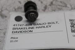 41747-82A BANJO BOLT, BRAKELINE HARLEY DAVIDSON