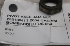 PIVOT AXLE JAM NUT 232180411 2004 CAN AM BOMBARDIER DS 650