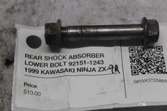 REAR SHOCK ABSORBER LOWER BOLT 92151-1243 1999 KAWASAKI NINJA ZX-9R