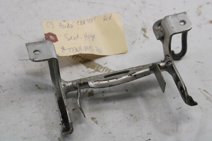 OEM Honda Motorcycle Seat Hinge 77301-MCJ-750 2003 CBR900RR Black Red