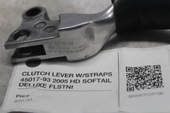 CLUTCH LEVER W/STRAPS 45017-93 2005 HD SOFTAIL DELUXE FLSTNI