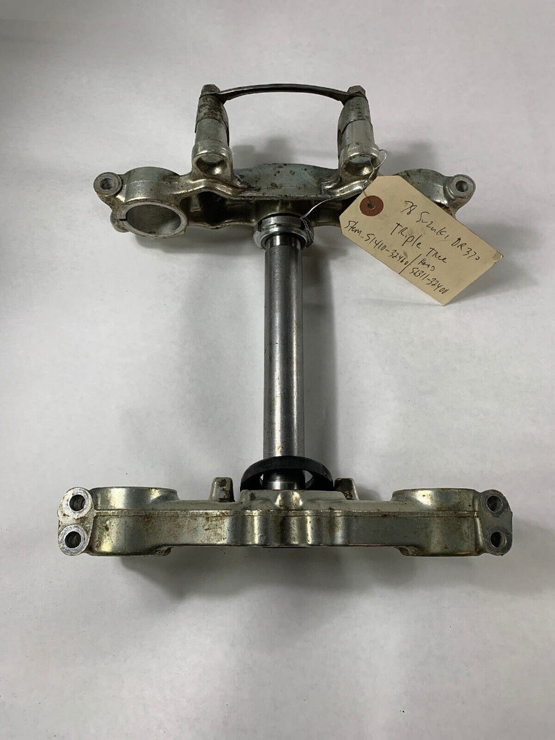 OEM Suzuki Triple Tree Stem Head 1978 DR370 51400-32460 51311-32400 Dirt Bike