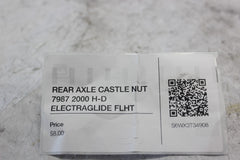 REAR AXLE CASTLE NUT 7987 2000 H-D ELECTRAGLIDE FLHT
