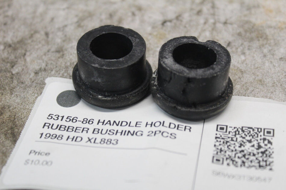 53156-86 HANDLE HOLDER RUBBER BUSHING 2PCS 1998 HD XL883