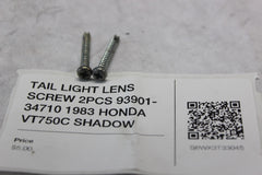 TAIL LIGHT LENS SCREW 2PCS 93901-34710 1983 HONDA VT750C SHADOW