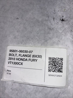 95801-06030-07 BOLT, FLANGE (6X30) 2010 HONDA FURY VT1300CX