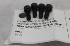 CARBURETOR HOLDER SCREW 4PCS 92002-1143 1999 KAWASAKI NINJA ZX9R