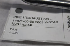 PIPE 1 (EXHAUST) 5EL-14871-00-00 2003 V-STAR XVS1100AR