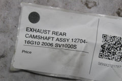 EXHAUST REAR CAMSHAFT ASSY 12704-16G10 2006 SV1000S