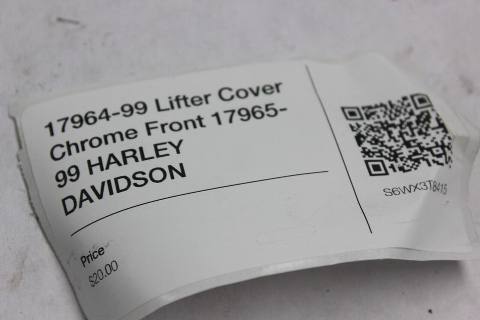 17964-99 Lifter Cover Chrome Front 17965-99 HARLEY DAVIDSON