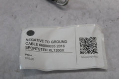 NEGATIVE TO GROUND CABLE 66000035 2016 SPORTSTER XL1200X