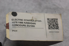ELECTRIC STARTER 21163-1078 1986 KAWASAKI CONCOURS ZG1000