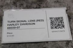 TURN SIGNAL LENS (RED) HARLEY DAVIDSON 68559-07