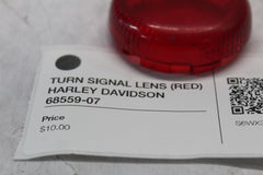 TURN SIGNAL LENS (2) (RED) HARLEY DAVIDSON 68559-07