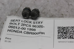 SEAT LOCK STAY BOLT 2PCS 96300-06012-00 1998 HONDA CBR900RR