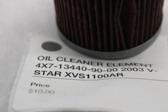 OIL CLEANER ELEMENT 4X7-13440-90-00 2003 V-STAR XVS1100AR