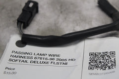 PASSING LAMP WIRE HARNESS 67615-96 2005 HD SOFTAIL DELUXE FLSTNI