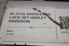 91-314A SADDLEBAG LOCK SET HARLEY DAVIDSON