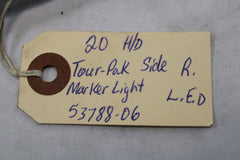 Tour-Pak Sidemarker Light RIGHT 53788-06 Harley Davidson