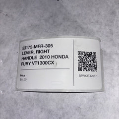 53175-MFR-305 LEVER, RIGHT HANDLE  2010 HONDA FURY VT1300CX