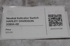 Neutral Indicator Switch HARLEY DAVIDSON 33904-00