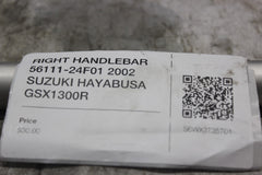 RIGHT HANDLEBAR 56111-24F01 2002 SUZUKI HAYABUSA GSX1300R