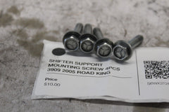 SHIFTER SUPPORT MOUNTING SCREW 4PCS 3909 2005 ROAD KING CUSTOM FLHRSI