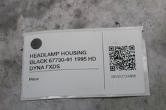 HEADLAMP HOUSING BLACK 67730-91 1995 HD DYNA FXDS