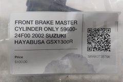 FRONT BRAKE MASTER CYLINDER ONLY 59600-24F00 2002 SUZUKI HAYABUSA GSX1300R