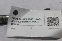FINAL SHAFT 23431-KAB-000 1993 HONDA HELIX CN250