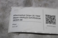 Aftermarket Grips (2) TBW Black HARLEY DAVIDSON 56304-08