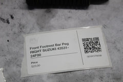 Front Footrest Bar Peg RIGHT SUZUKI 43531-24F00