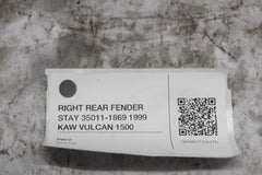 RIGHT REAR FENDER STAY 35011-1869 1999 KAW VULCAN 1500