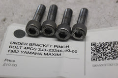 UNDER BRACKET PINCH BOLT (4) 3J3-23346-00-00 1982 YAMAHA MAXIM