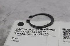 CLUTCH BASKET RETAINING RING 37904-90 2005 HD SOFTAIL DELUXE FLSTNI