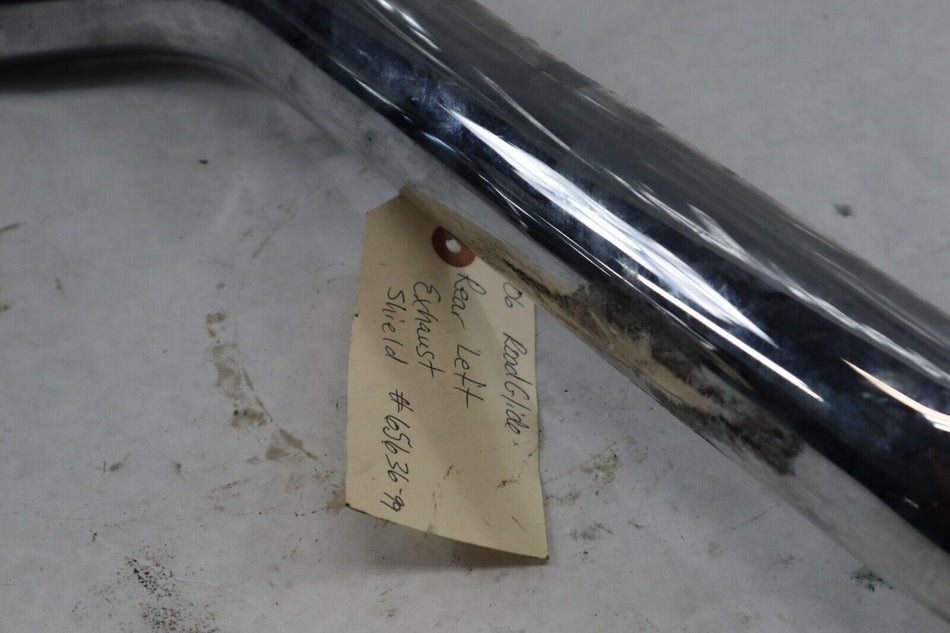 OEM Harley Davidson Chrome Exhaust Heat Shield LEFT REAR 2006 Roadglide 65636-99