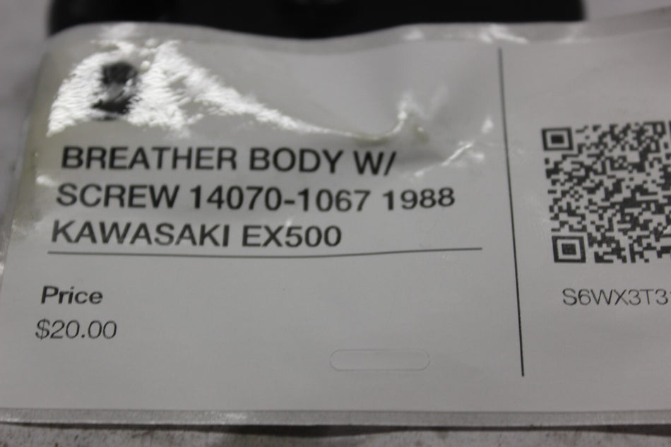 BREATHER BODY W/ SCREW 14070-1067 1988 KAWASAKI EX500