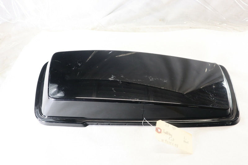 OEM Harley Davidson LEFT Saddlebag Lid Black 2008 Streetglide 90757-93