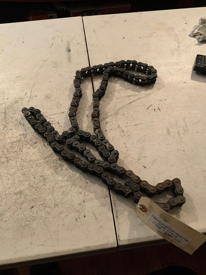 27600-21E00-116 Suzuki Rear DRIVE Chain 2002 GSX750 750 Katana