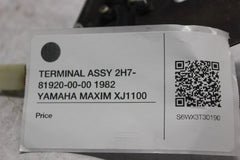 TERMINAL ASSY 2H7-81920-00-00 1982 YAMAHA MAXIM XJ1100