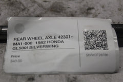 REAR WHEEL AXLE 42301-MA1-000  1982 HONDA GL500I SILVERWING
