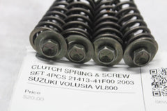 CLUTCH SPRING & SCREW SET 4PCS 21413-41F00 2003 SUZUKI VOLUSIA VL800